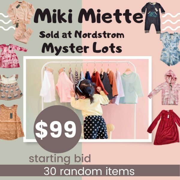 Miki Miette Kids Mystery Lot, SHELF PULLS, 5523432, 30 units, PA