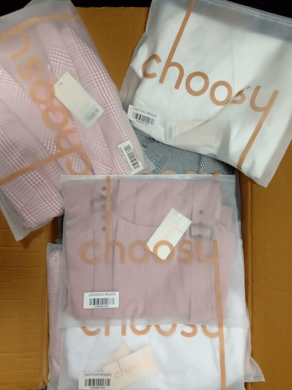 CHOOSY DESIGNER CLOTHING, SHELF PULLS, 5524585, 37 units, PA