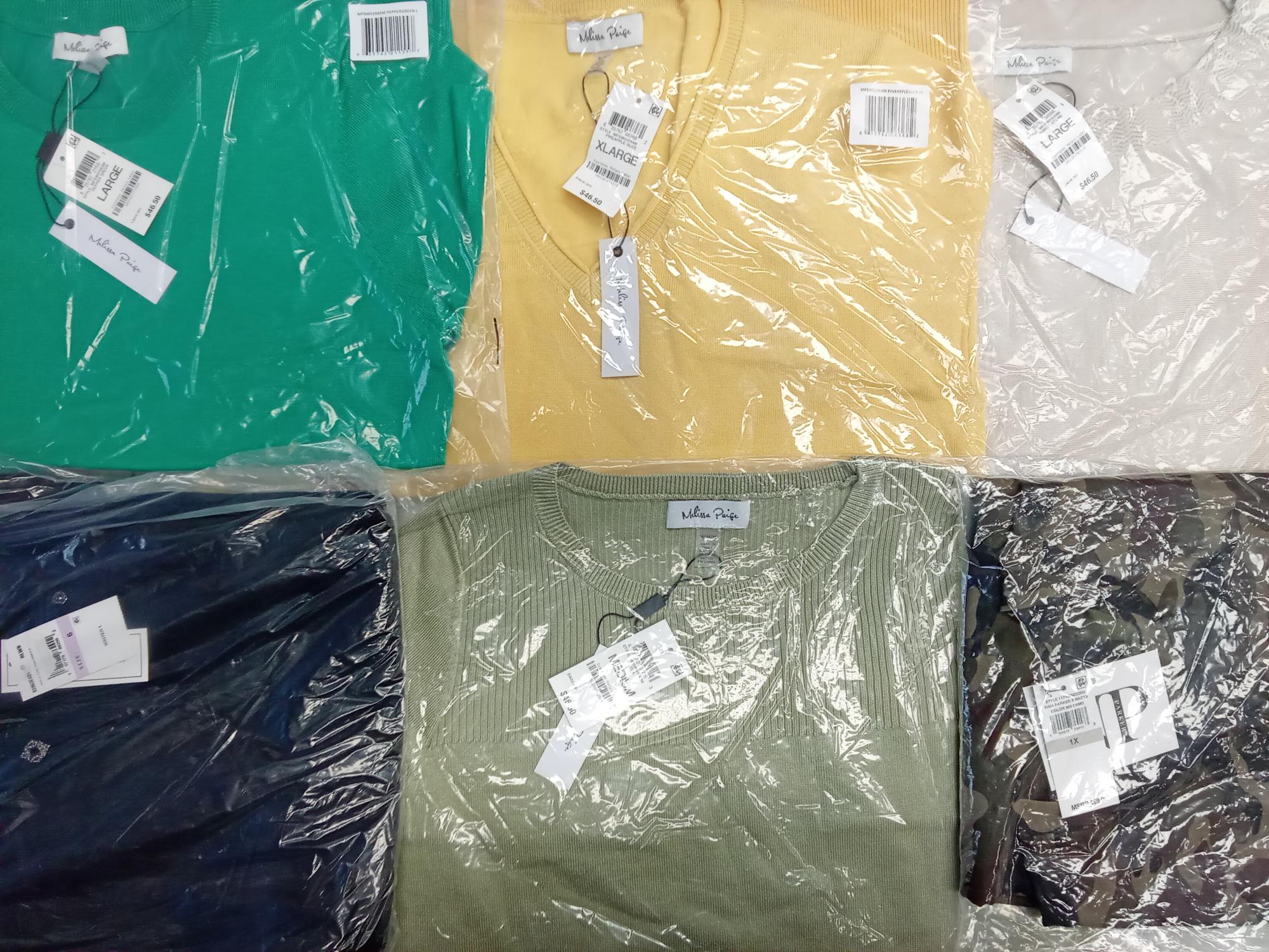 DEMOCRACY, GLORIA VANDERBILT, JONES NY, KASPER, MELISSA PAIGE, NINA PARKER, SEASONAL SHELF PULLS, 5525171, 20 units, PA