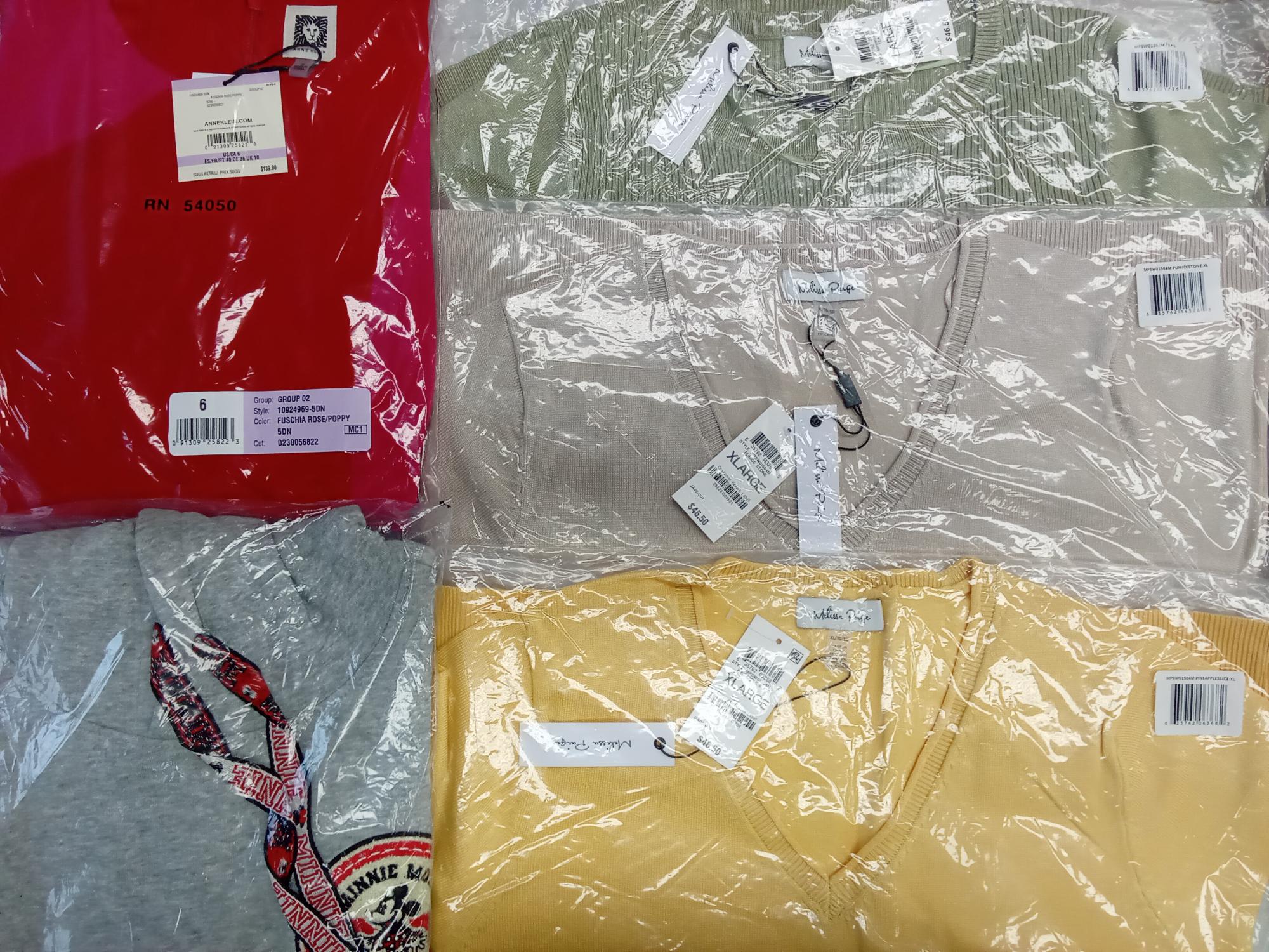 ANNE KLEIN, KASPER, MELISSA PAIGE, NY COLLECTION, RAFAELLA, TAHARI, SHELF PULLS, 5525184, 20 units, PA